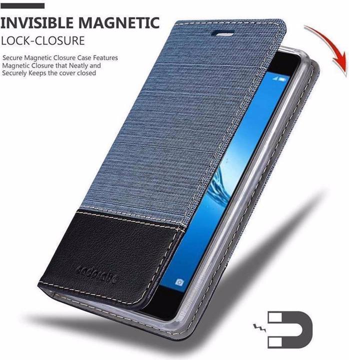Actual product image Cadorabo Book Jeans Optics Cover (Huawei Enjoy 7 Plus)