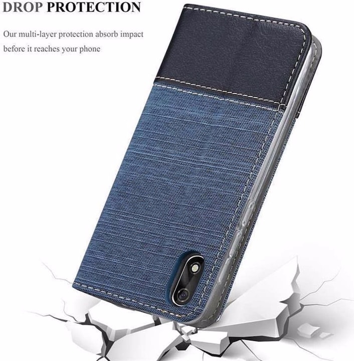 Image du produit Cadorabo Couverture look jeans Book (Samsung Galaxy J3)