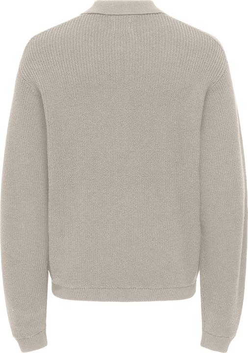 Produktbild Only & Sons Onskaiser Rlx Ls 1/2 Zip Polo Knit Noos (M)