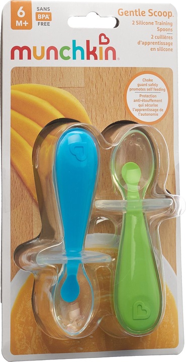 Actual product image Munchkin Silicone training spoon Gent Scoop (2 pcs)
