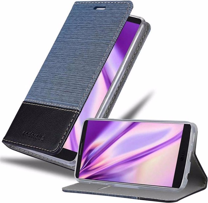Produktbild Cadorabo Book Jeans Optik Cover (LG V10)