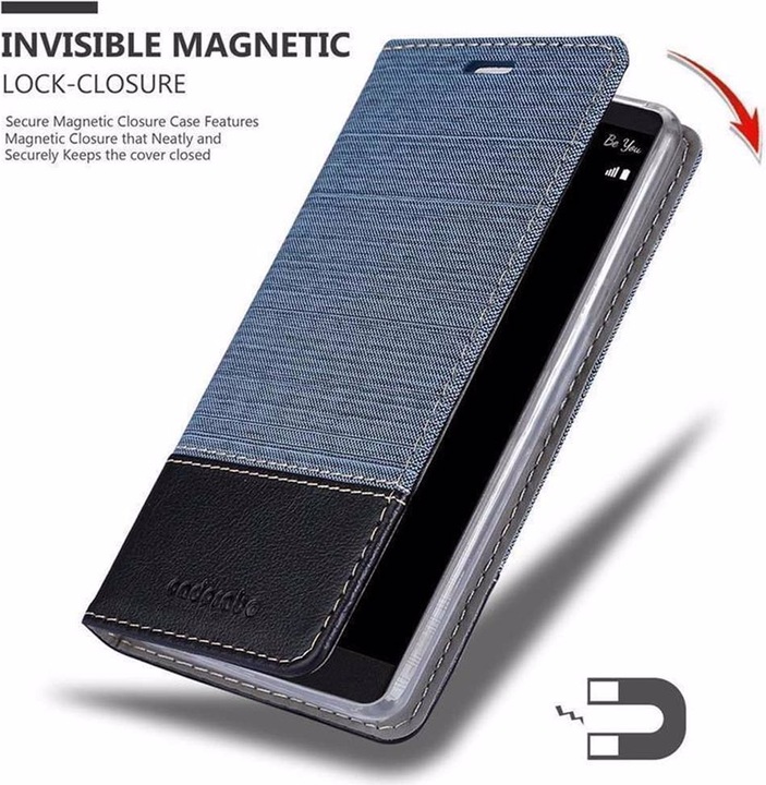 Produktbild Cadorabo Book Jeans Optik Cover (LG V10)