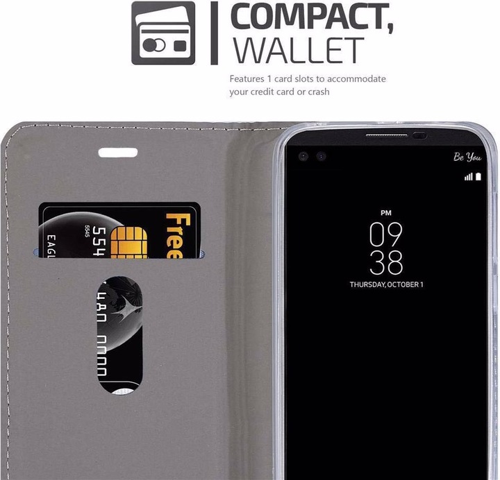 Produktbild Cadorabo Book Jeans Optik Cover (LG V10)