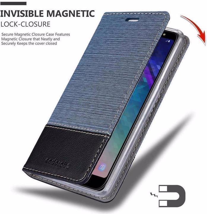 Image du produit Cadorabo Couverture look jeans Book (Samsung Galaxy A6+)