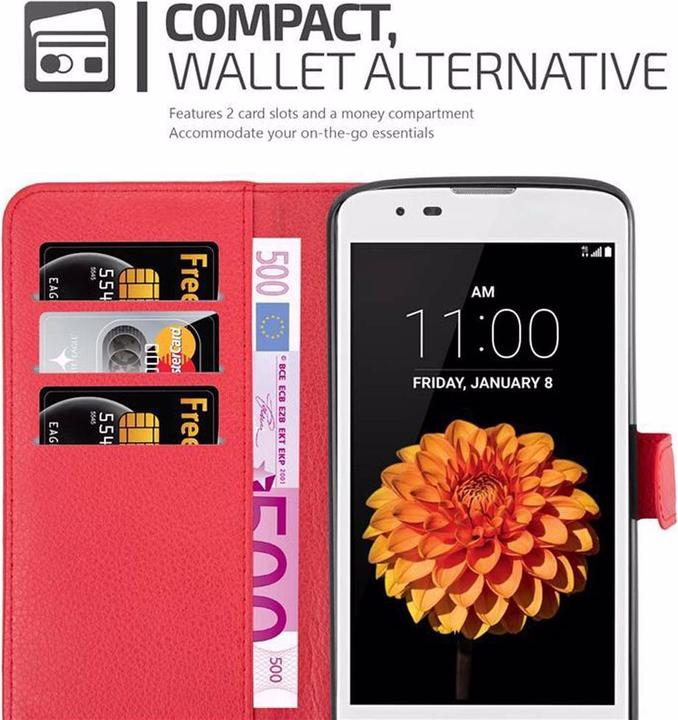 Image du produit Cadorabo Book avec fonction stand Cover (LG K7)