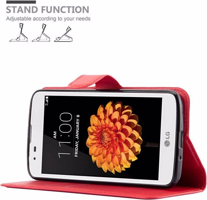 Image du produit Cadorabo Book avec fonction stand Cover (LG K7)