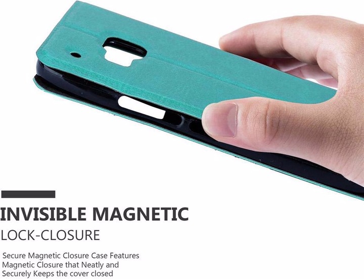Produktbild Cadorabo Book mit View Doppelfenster Cover (HTC One M9)