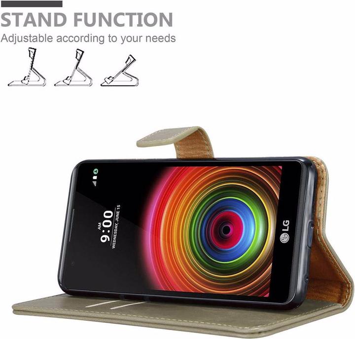 Actual product image Cadorabo Book Luxury Cover (LG X Power)