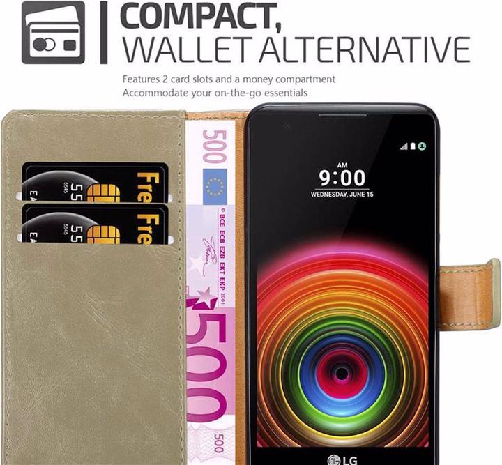 Actual product image Cadorabo Book Luxury Cover (LG X Power)