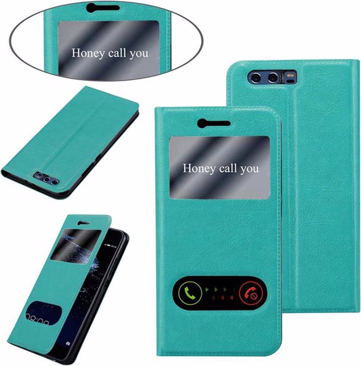 Produktbild Cadorabo Book mit View Doppelfenster Cover (Huawei P10 Plus)