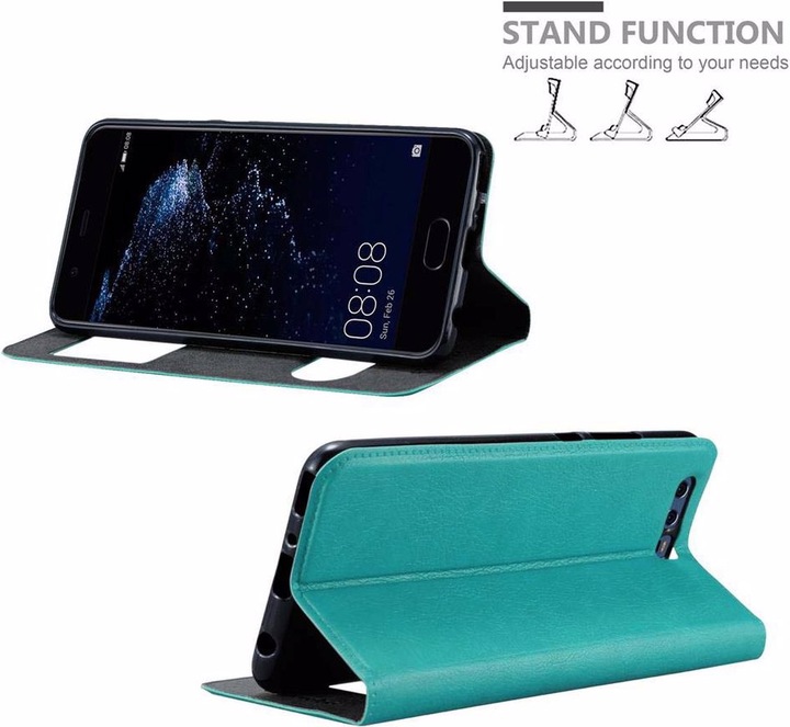 Produktbild Cadorabo Book mit View Doppelfenster Cover (Huawei P10 Plus)