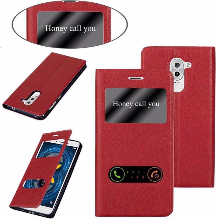 Produktbild Cadorabo Book mit View Doppelfenster Cover (Honor 6X, Huawei Mate 9 Lite, Huawei GR5)