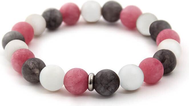 Immagine prodotto Beneto Bracciale di perle di giada e giada MINK85 / 17 (L)