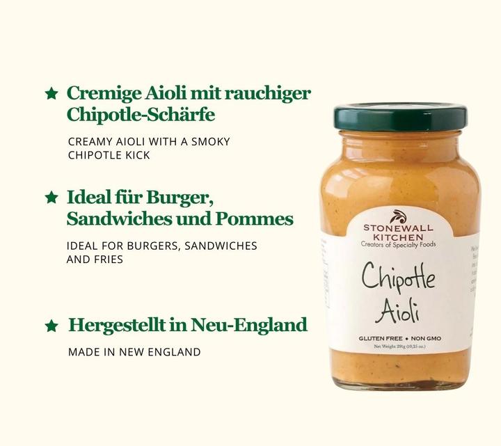 Produktbild Stonewall kitchen Chipotle Aioli (291 g)