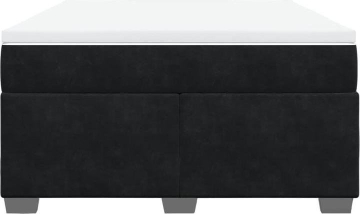 Produktbild vidaXL Bo x springbett mit Matratze 140 x 200 cm Samt (140 x 200 cm)