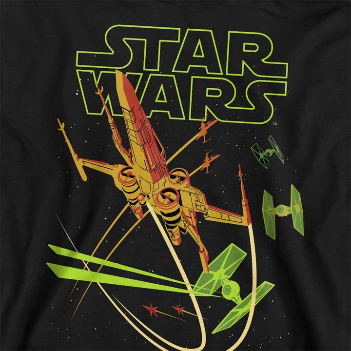 Actual product image Star Wars Childrens/Kids Attack Heather Pullover Hoodie (116)