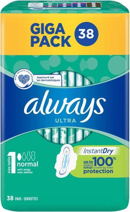 Produktbild Always Ultra Normal+ Giga 38CT, 181 g (38x)