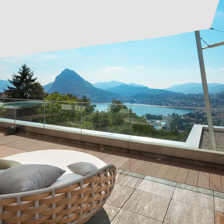 Image du produit Relaxdays Voile d'ombrage trapèze (550 x 400 x 0,5 cm)