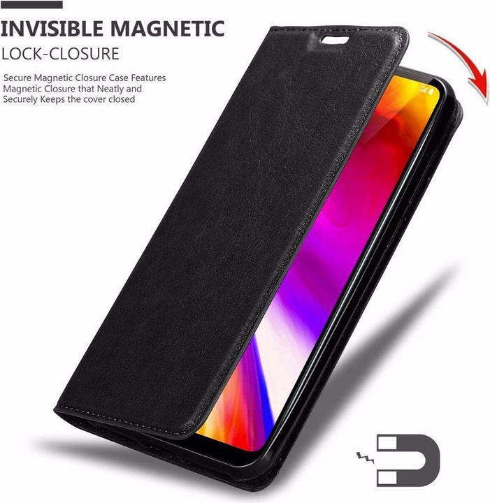 Actual product image Cadorabo Book Invisible Magnet Cover (G7 ThinQ)