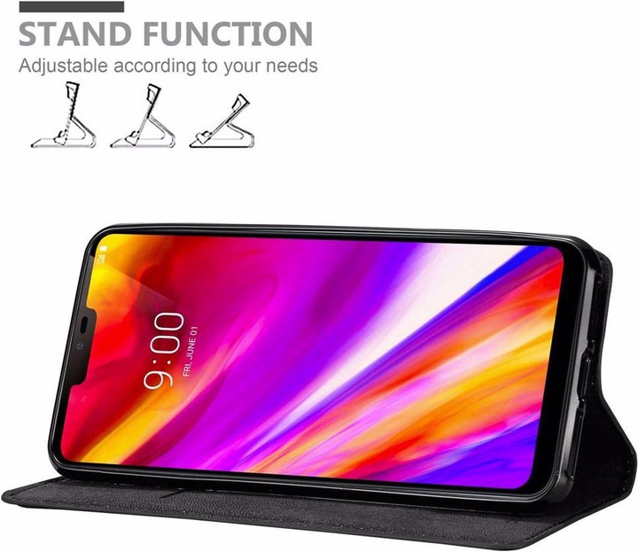 Actual product image Cadorabo Book Invisible Magnet Cover (G7 ThinQ)