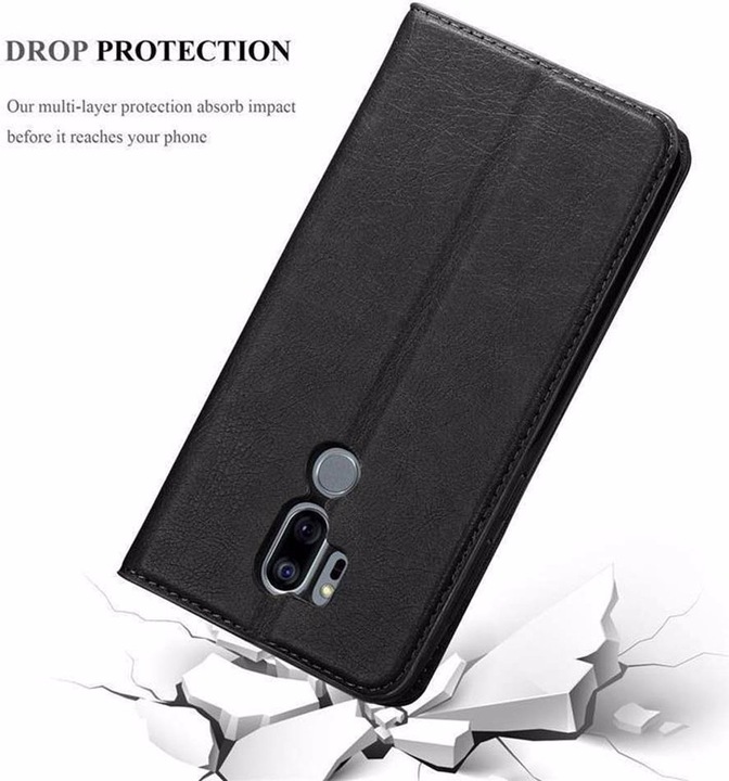 Actual product image Cadorabo Book Invisible Magnet Cover (G7 ThinQ)