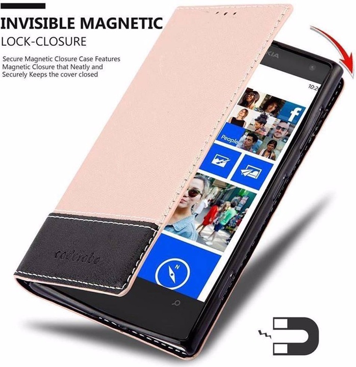 Produktbild Cadorabo Book X-Wallet Cover (Nokia Lumia 1020)