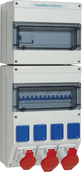Produktbild Walther Werke WAL 6893201 Kunststoff Steckdosenkombination