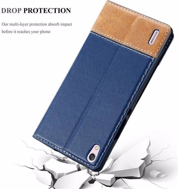 Actual product image Cadorabo Book X Wallet Cover (Huawei Ascend P7)