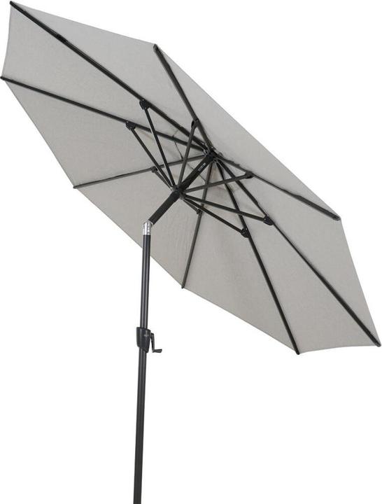 Actual product image Siena Garden Bosco centre pole parasol anthracite/light grey Ø 300 cm (3 m)