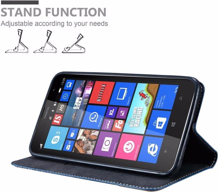 Actual product image Cadorabo Book X Wallet Cover (Nokia Lumia 1320)