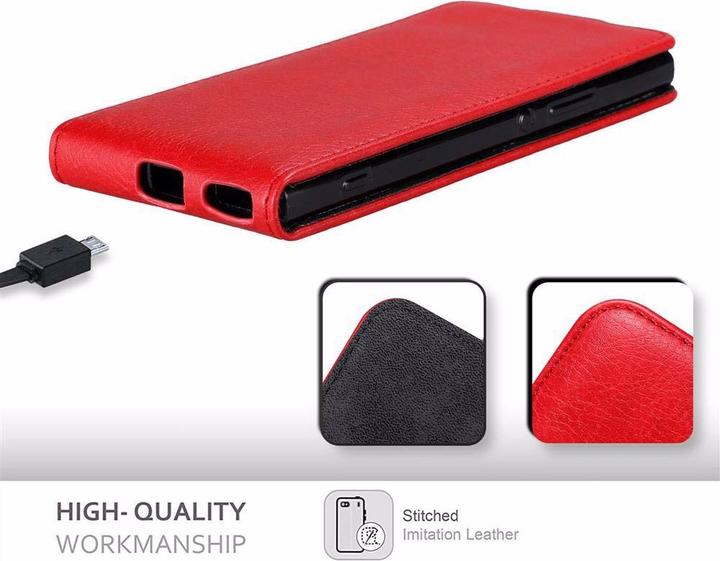 Actual product image Cadorabo Flip like Invisible Cover (Sony Xperia XA1)