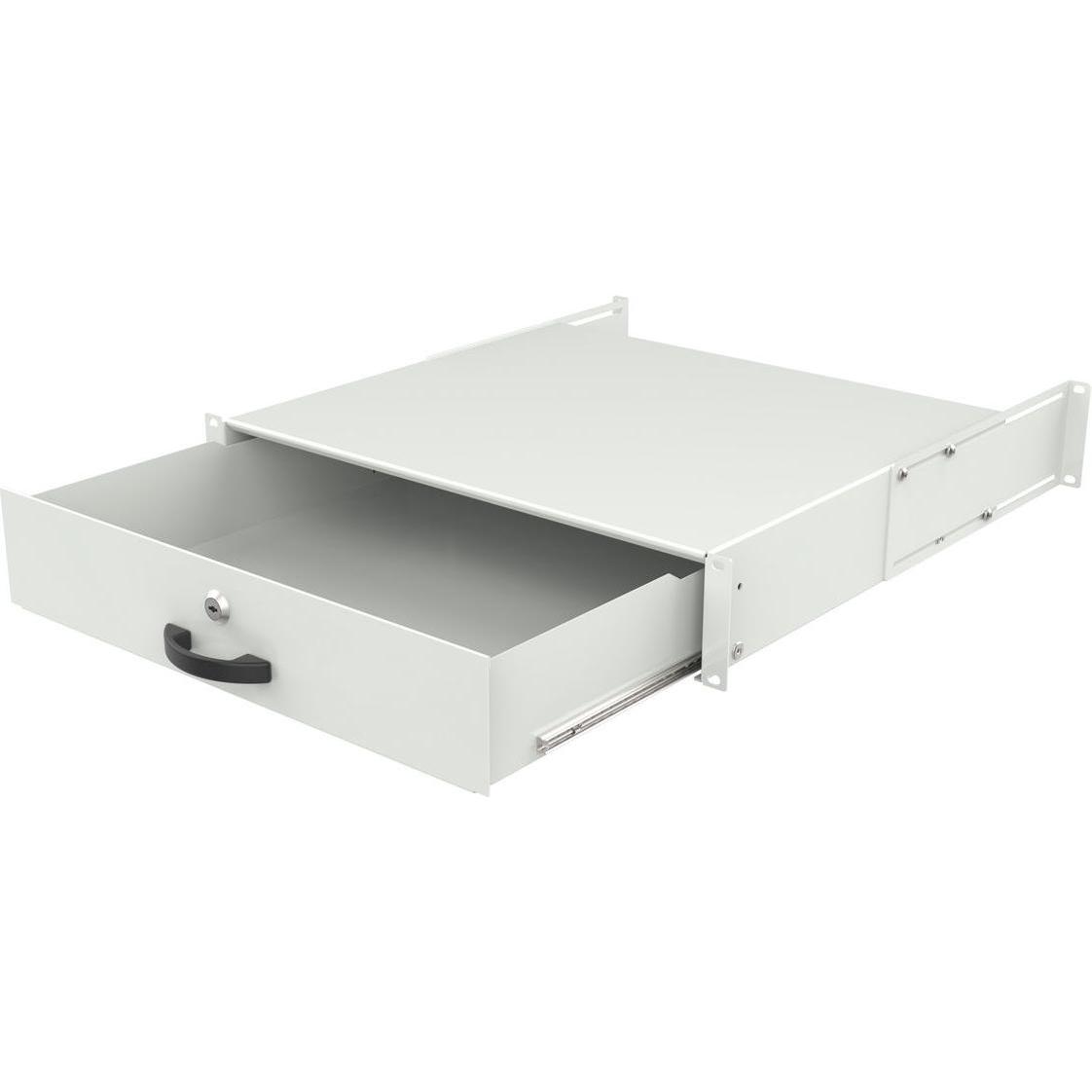 Lanview 2U 19" KEYBOARD, GENERAL USE, Serverschrank Zubehör, Weiss