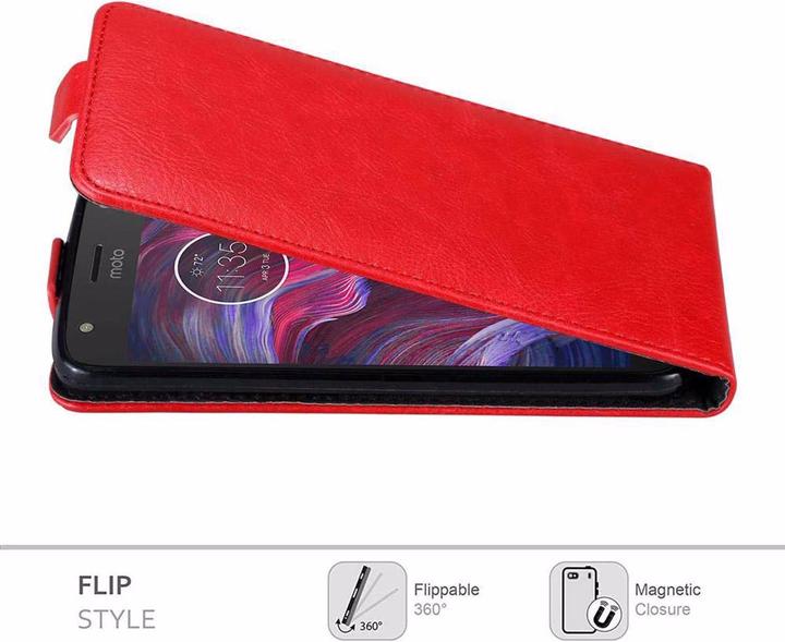 Actual product image Cadorabo Flip like Invisible Cover (Motorola Moto X4)