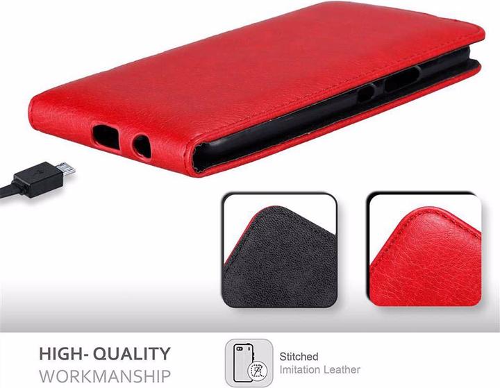 Actual product image Cadorabo Flip like Invisible Cover (Motorola Moto X4)