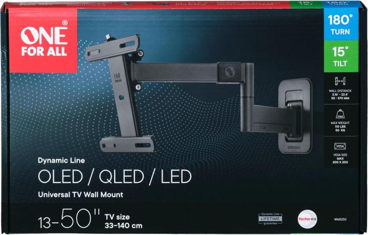 Produktbild One for All WM5250 (Wand, 50 kg, 13" - 50")