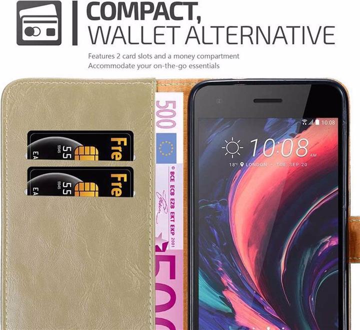 Actual product image Cadorabo Book Luxury Cover (HTC Desire 10 Pro)