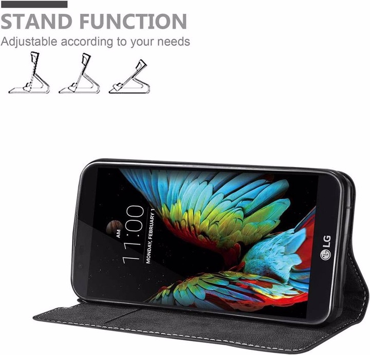 Actual product image Cadorabo Book X Wallet Cover (LG K10)