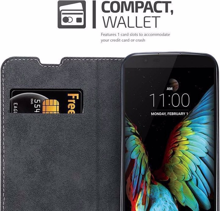 Actual product image Cadorabo Book X Wallet Cover (LG K10)