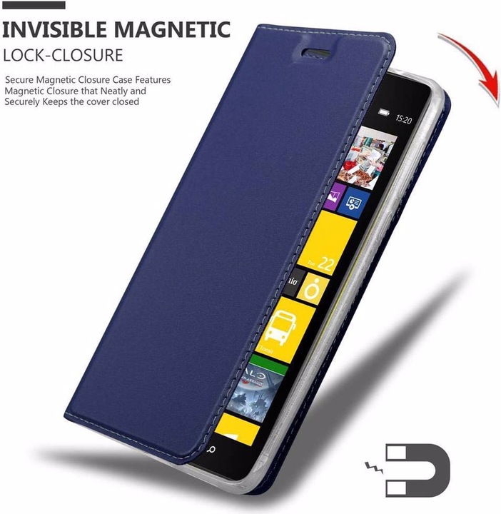 Actual product image Cadorabo Book Classy Style Cover (Nokia Lumia 1520)