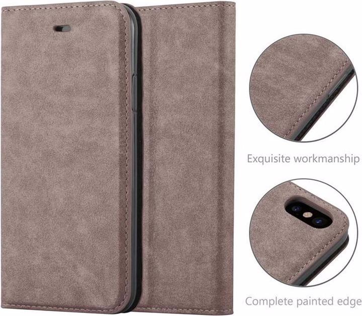 Actual product image Cadorabo Book Invisible Magnet Cover (Apple iPhone XS Max)
