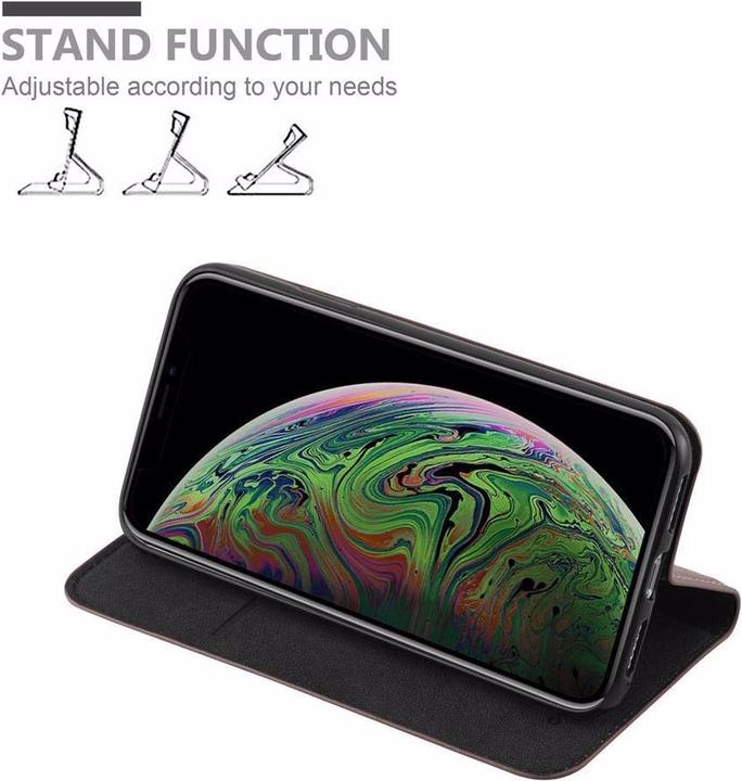 Actual product image Cadorabo Book Invisible Magnet Cover (Apple iPhone XS Max)