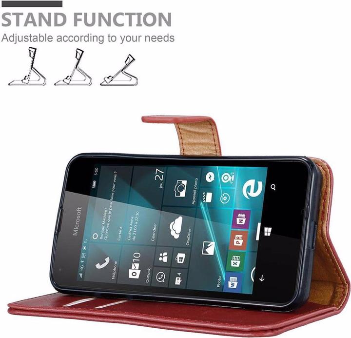Actual product image Cadorabo Book Luxury Cover (Microsoft Lumia 550)