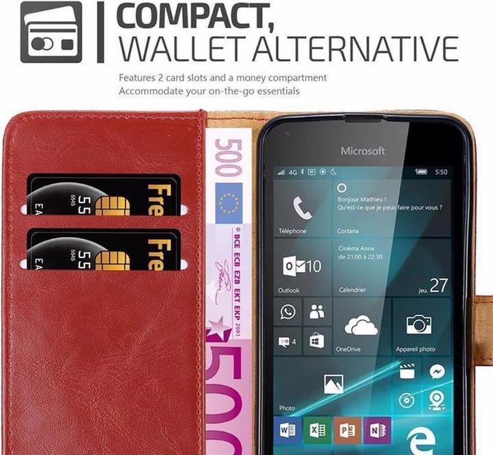 Actual product image Cadorabo Book Luxury Cover (Microsoft Lumia 550)