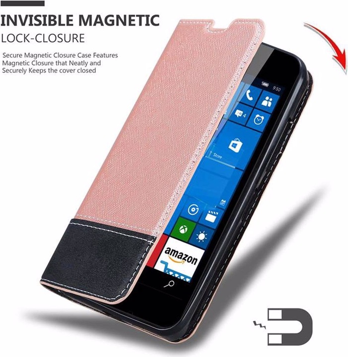 Actual product image Cadorabo Book X Wallet Cover (Microsoft Lumia 550)