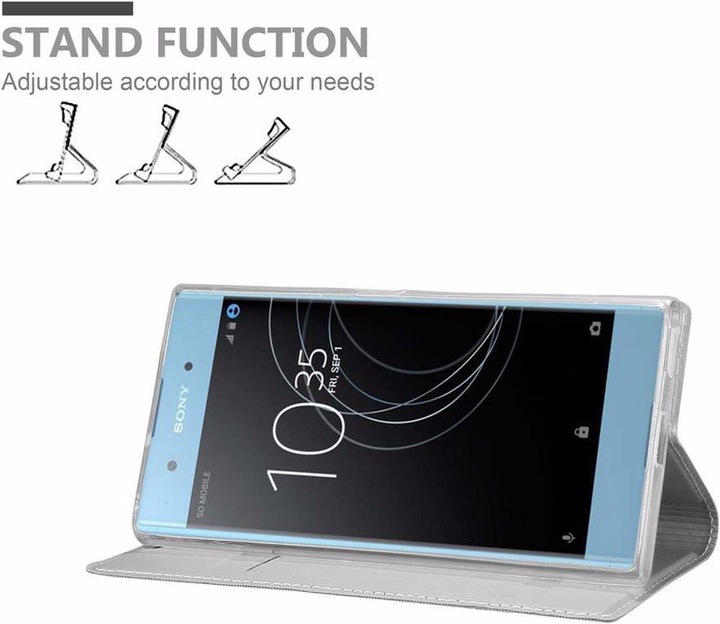 Actual product image Cadorabo Book Classy Style Cover (Sony Xperia XA1 Plus)