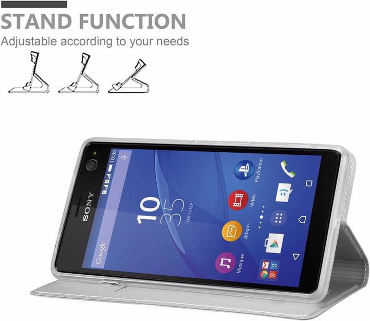 Actual product image Cadorabo Book Classy Style Cover (Sony Xperia C4)