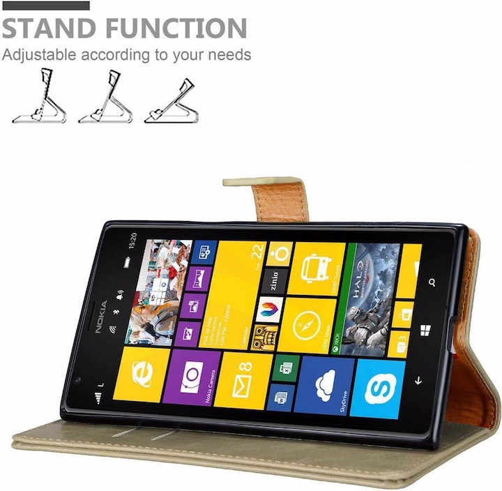 Actual product image Cadorabo Book Luxury Cover (Nokia Lumia 1520)