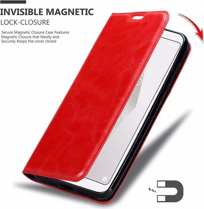 Image du produit Cadorabo Book Couverture magnétique invisible (BQ Aquaris C)