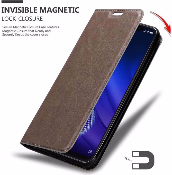Actual product image Cadorabo Book Invisible Magnet Cover (Mi 8 Pro)