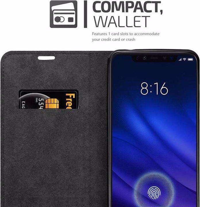 Actual product image Cadorabo Book Invisible Magnet Cover (Mi 8 Pro)